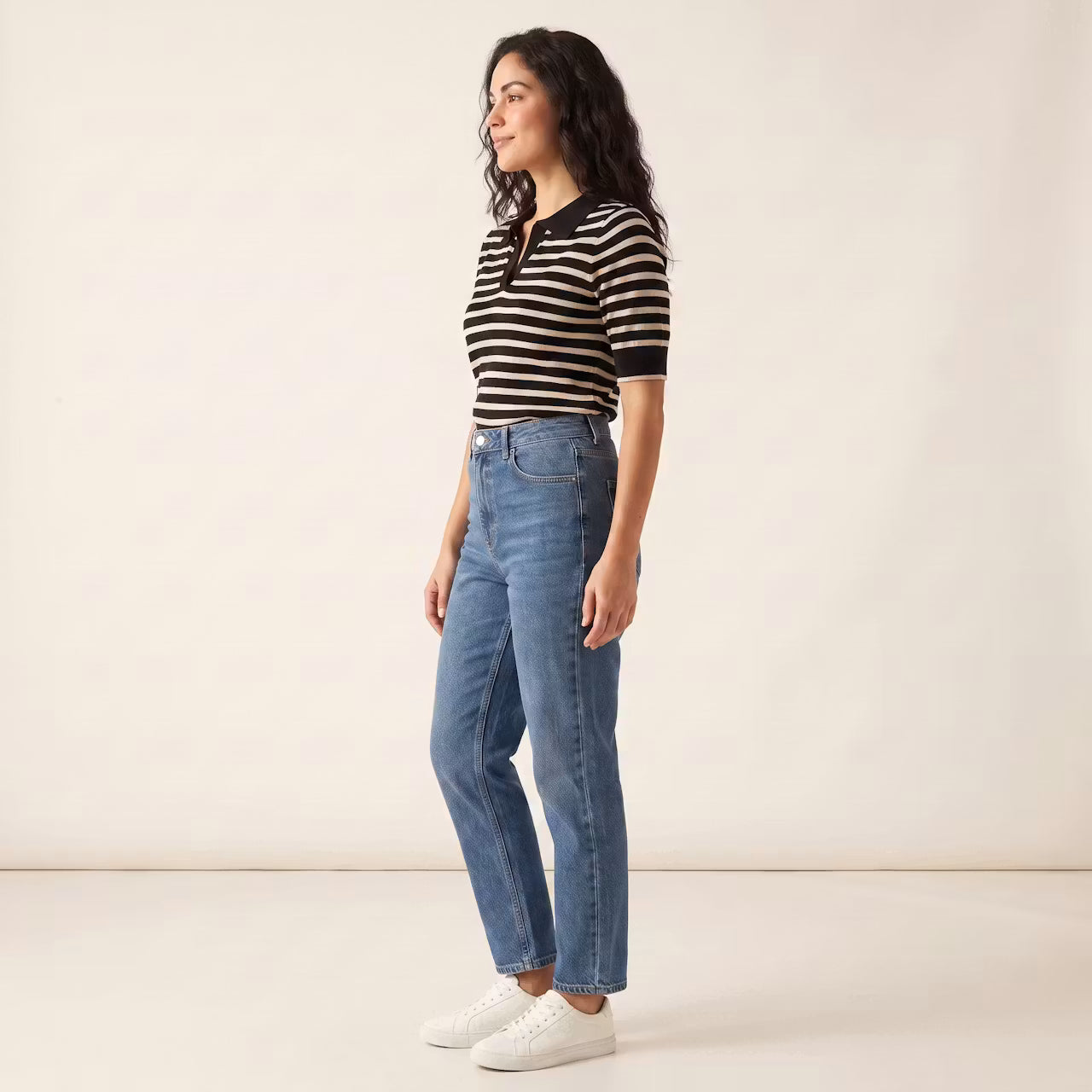 Lotte Gestreepte Polotop