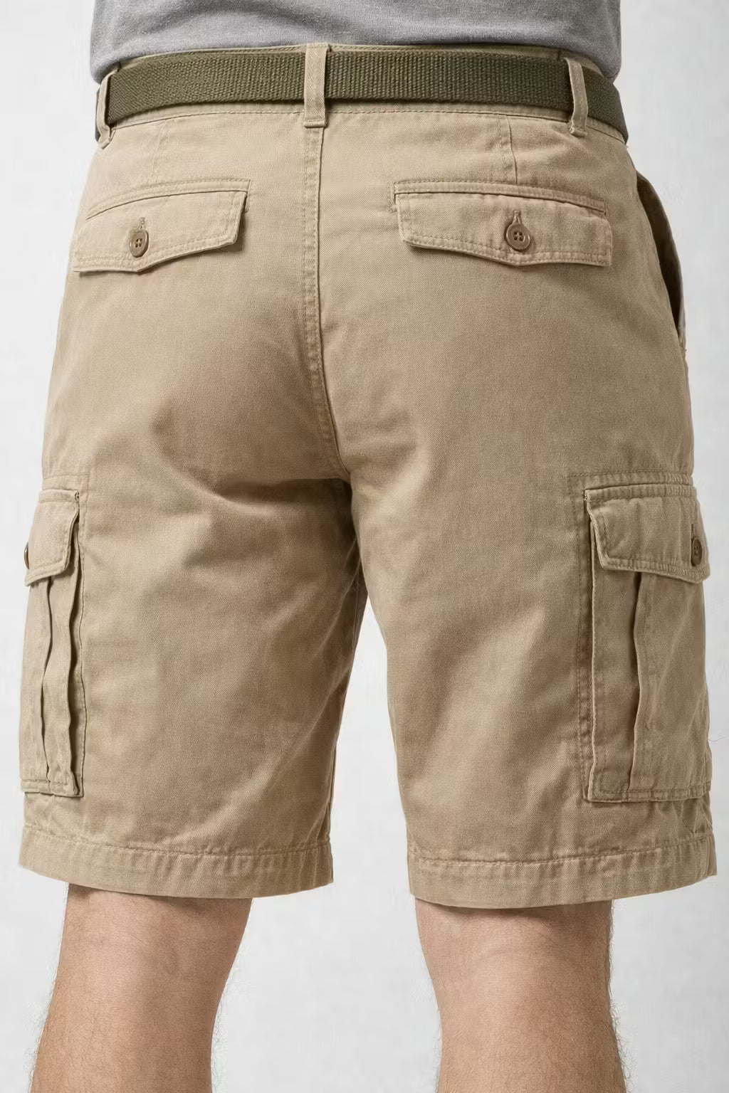 Utility Pocket Cotton Cargo Shorts