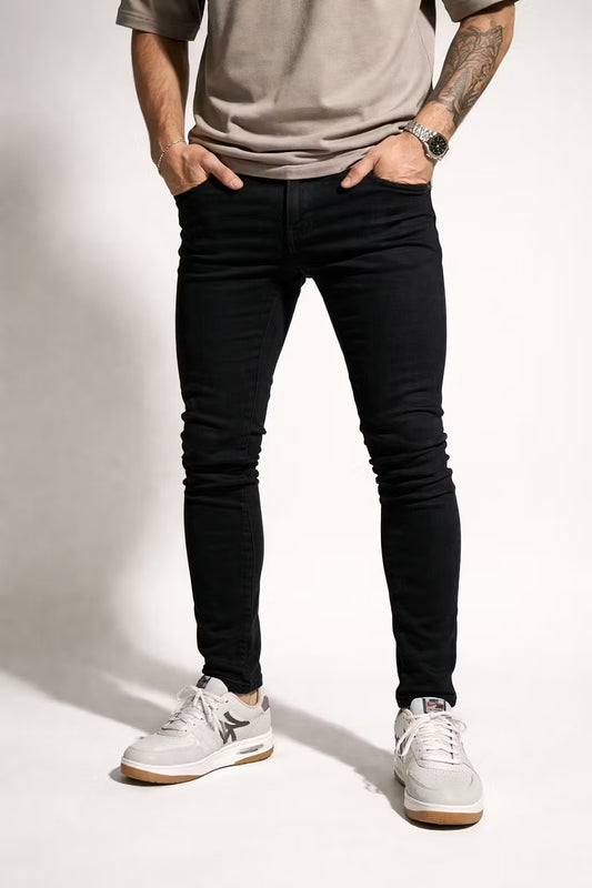 Black Slim Fit Stretch Jeans