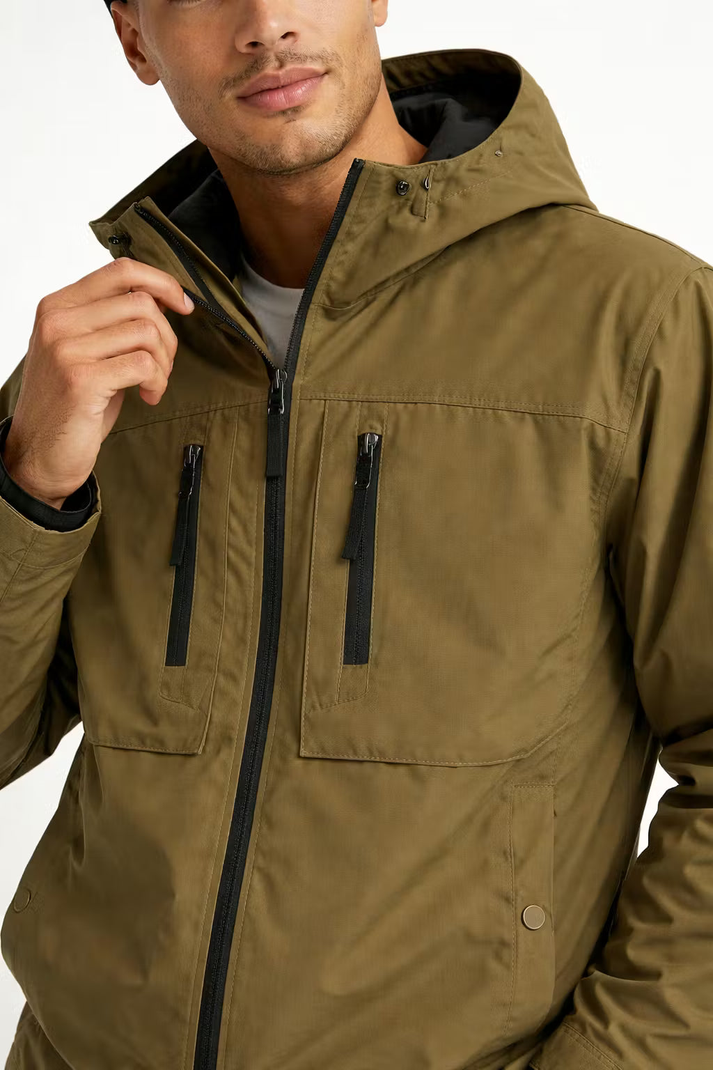 Camping Solid Color Windbreaker