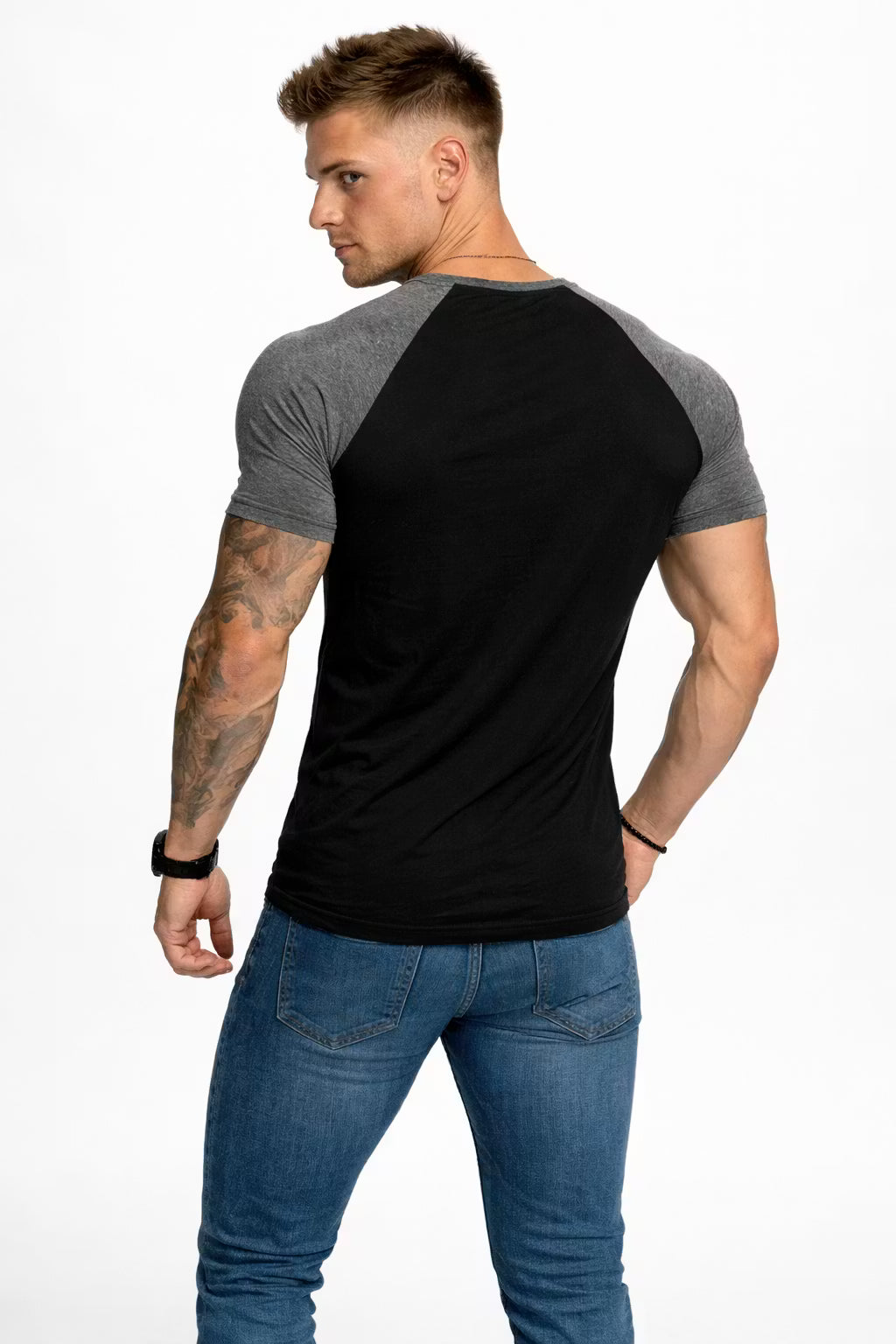 Ironridge Contrast Raglan Tee
