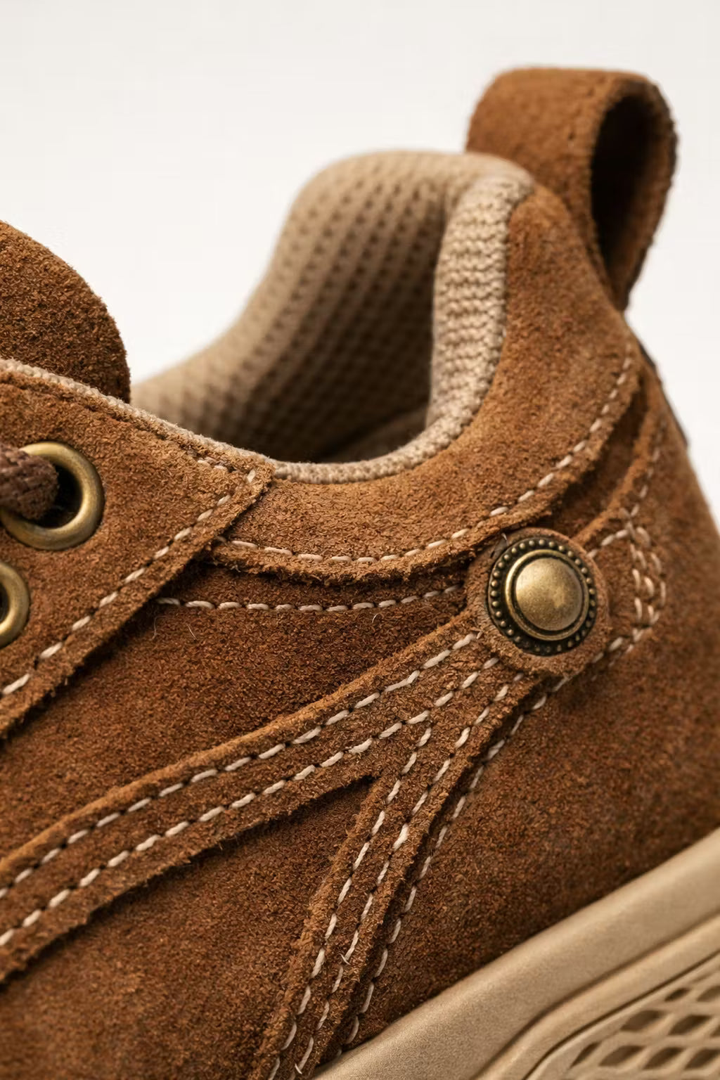 Heritage Suede Panel Lace-Up Sneakers