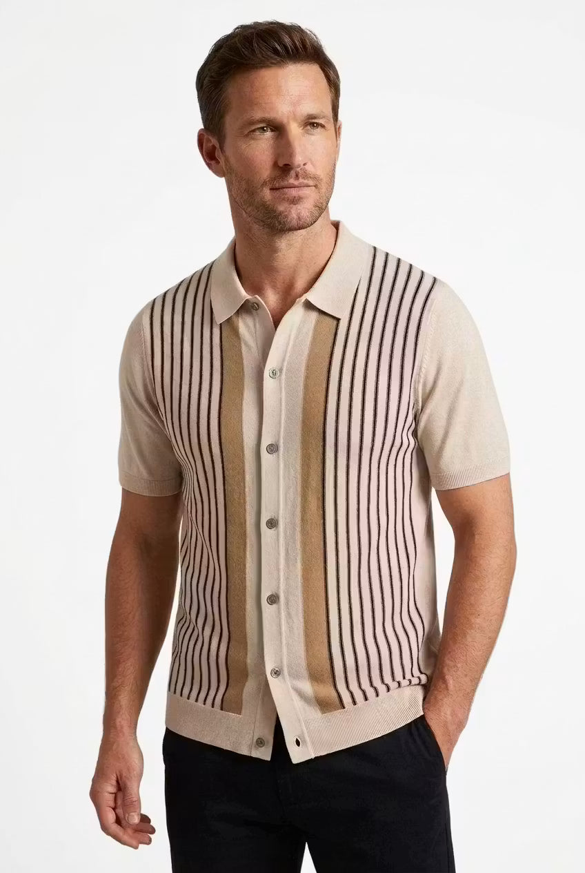 Riviera Stripe Knit Shirt
