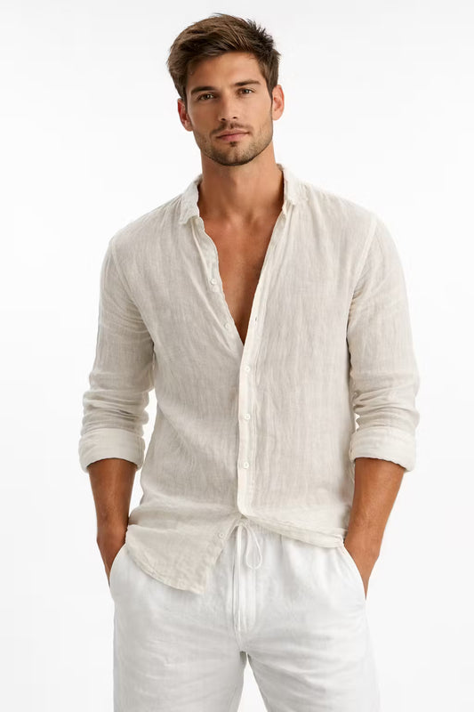Coastal Linen Button Shirt