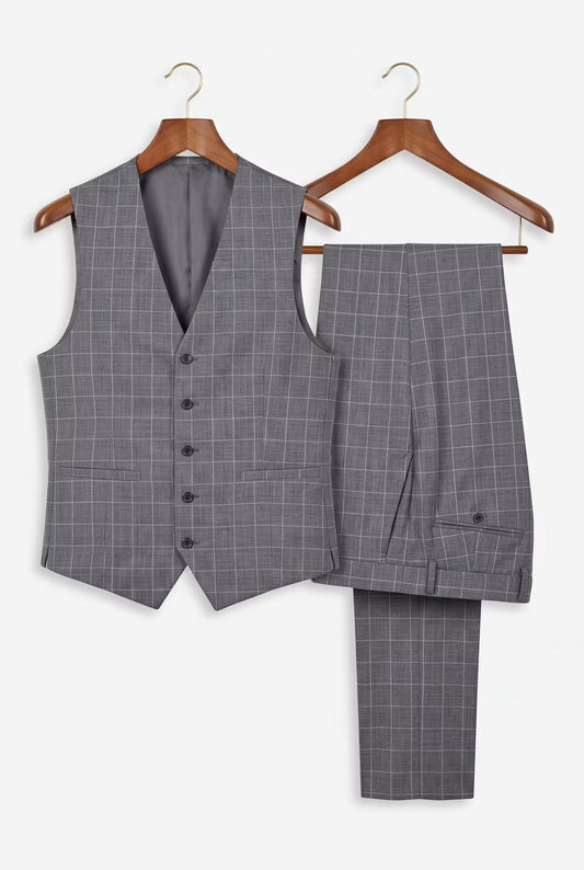 Windsor Check Vest Set