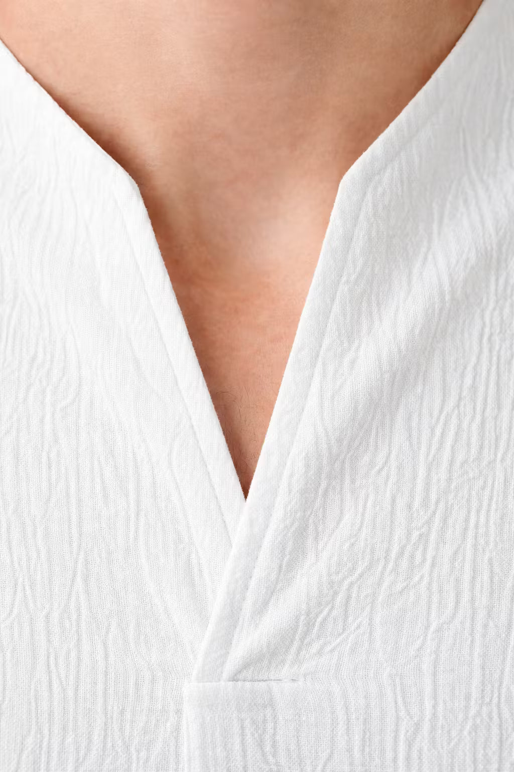 Men’s Cotton Home V-Neck Lounge Shirt