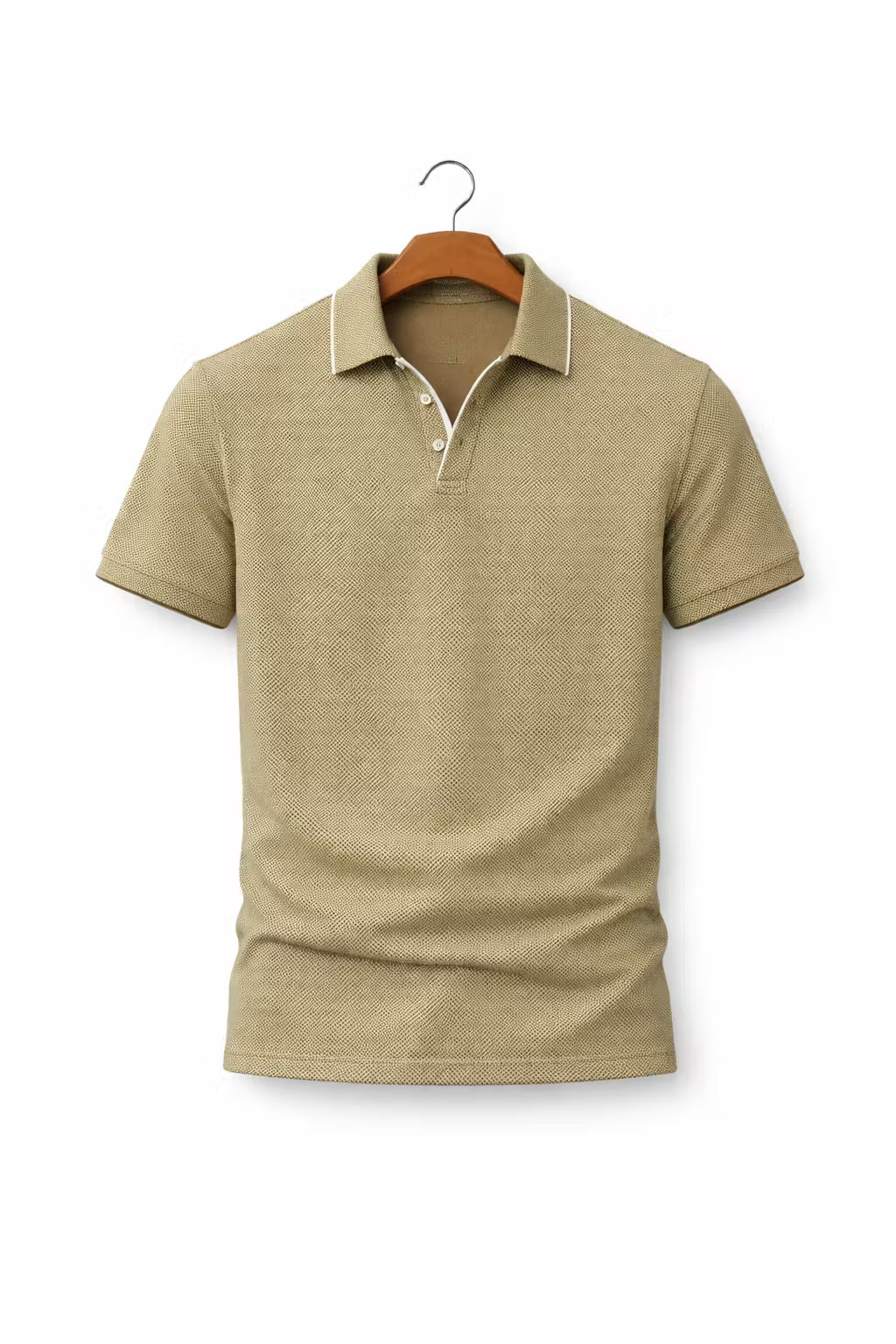 Micro-Pattern Modern Knit Polo