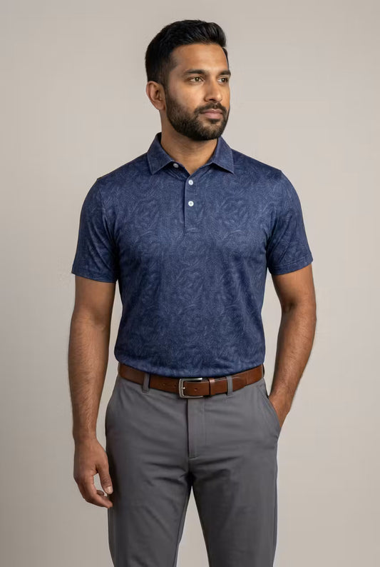 Fairway Leaf Performance Golf Polo