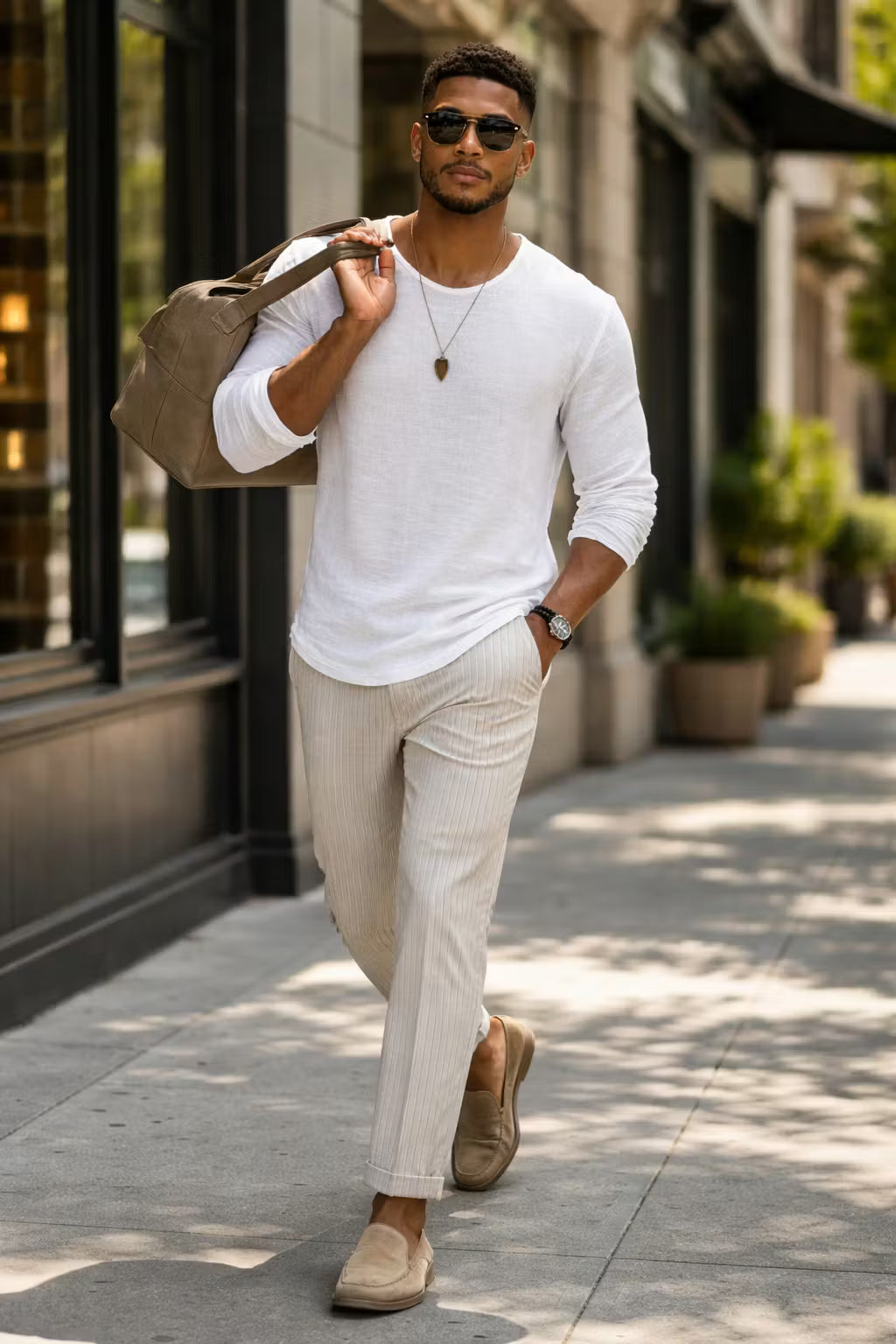 Aspen Textured Long Sleeve Tee