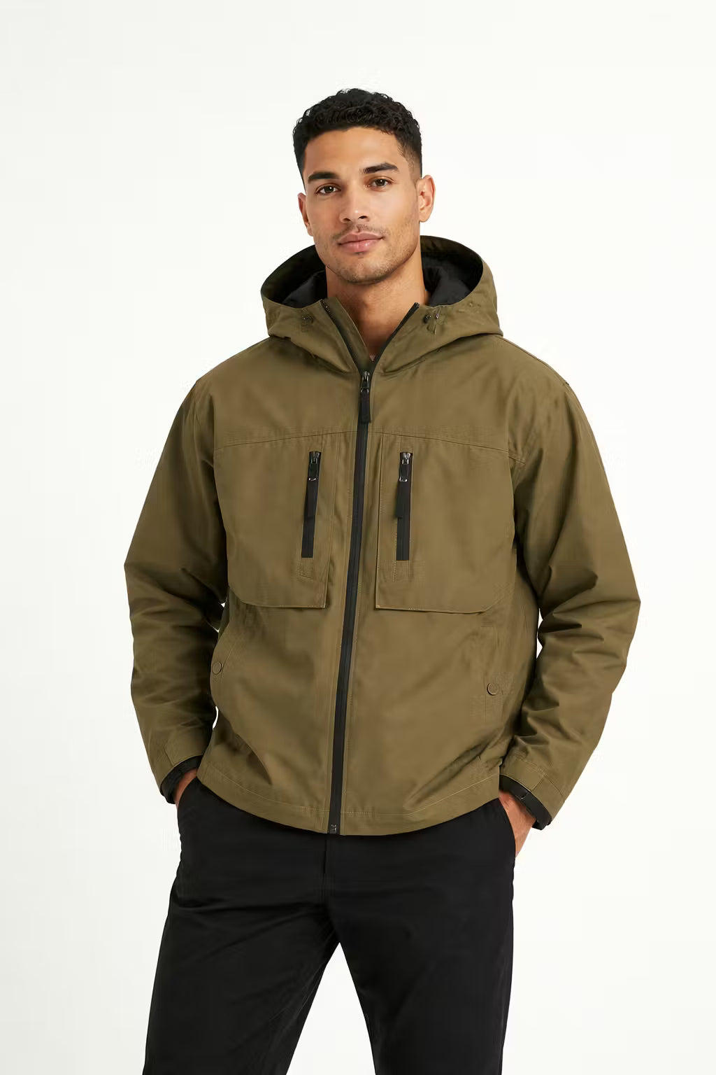 Camping Solid Color Windbreaker