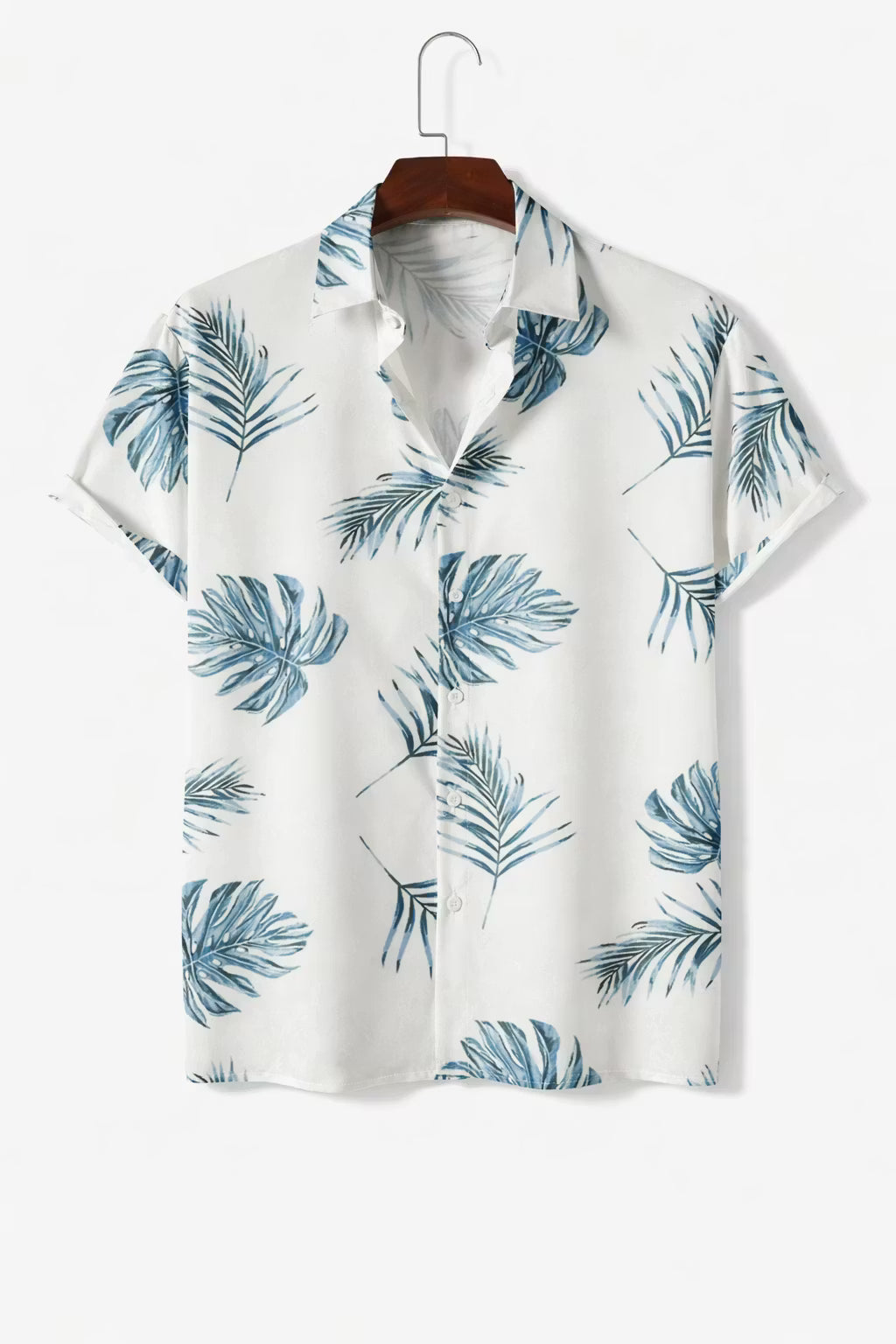 Palm Print Resort Shirt