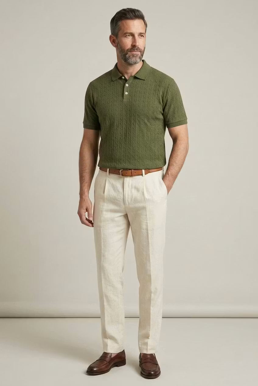 Monaco Jacquard Polo