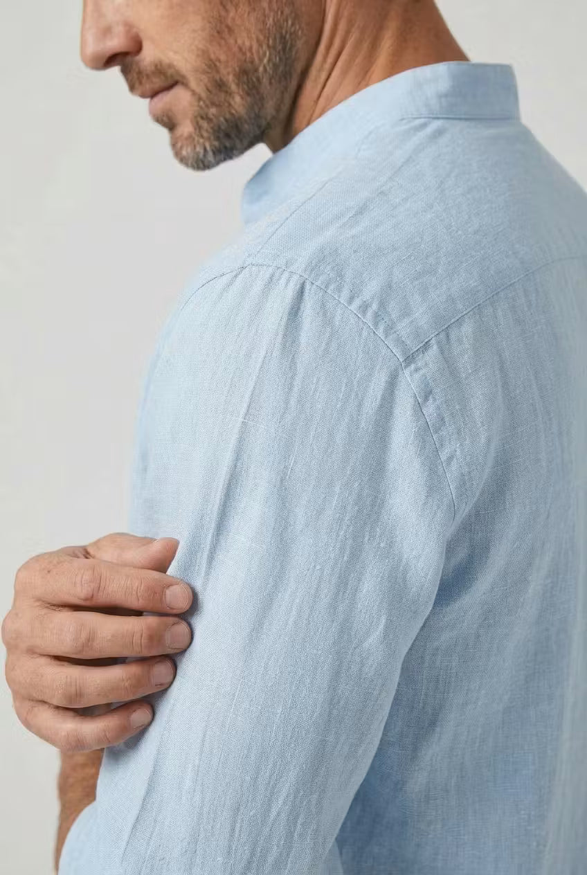 Camisa cuello mao Carlos