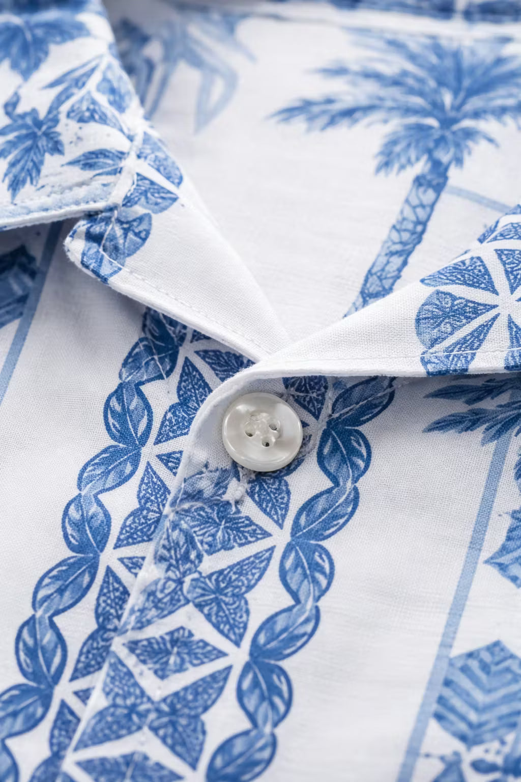 Safari Scenic Print Camp Collar Shirt