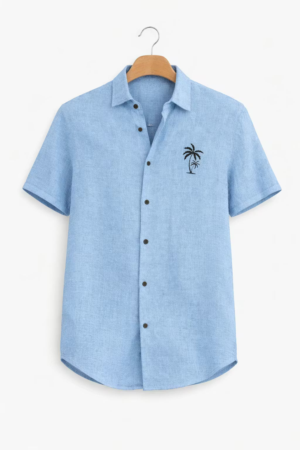 Palma Coastal Embroidered Woven Shirt