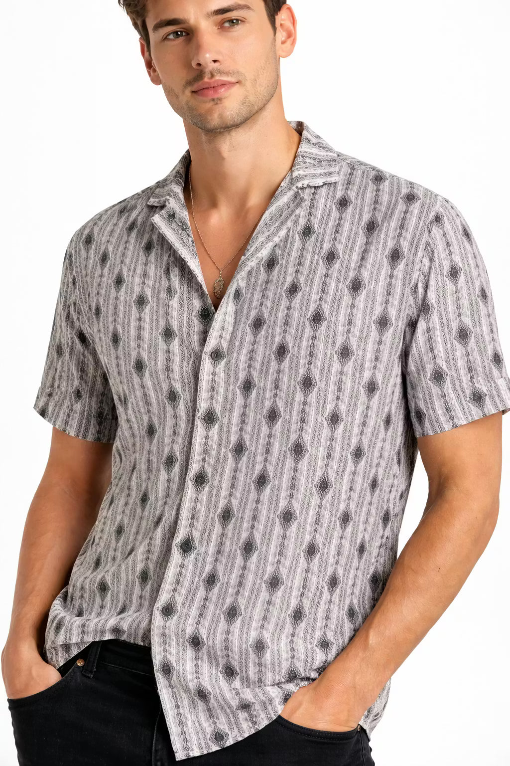 Riviera Viscose Pattern Shirt