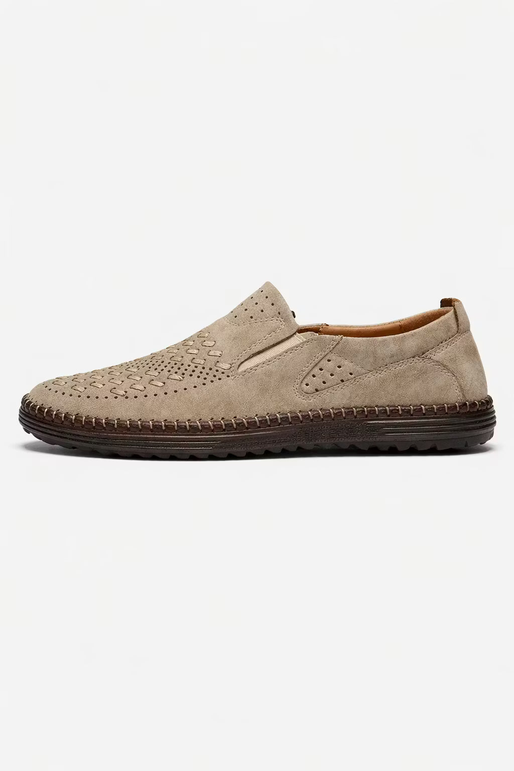 PerforaFlex Slip-On Leather Loafers