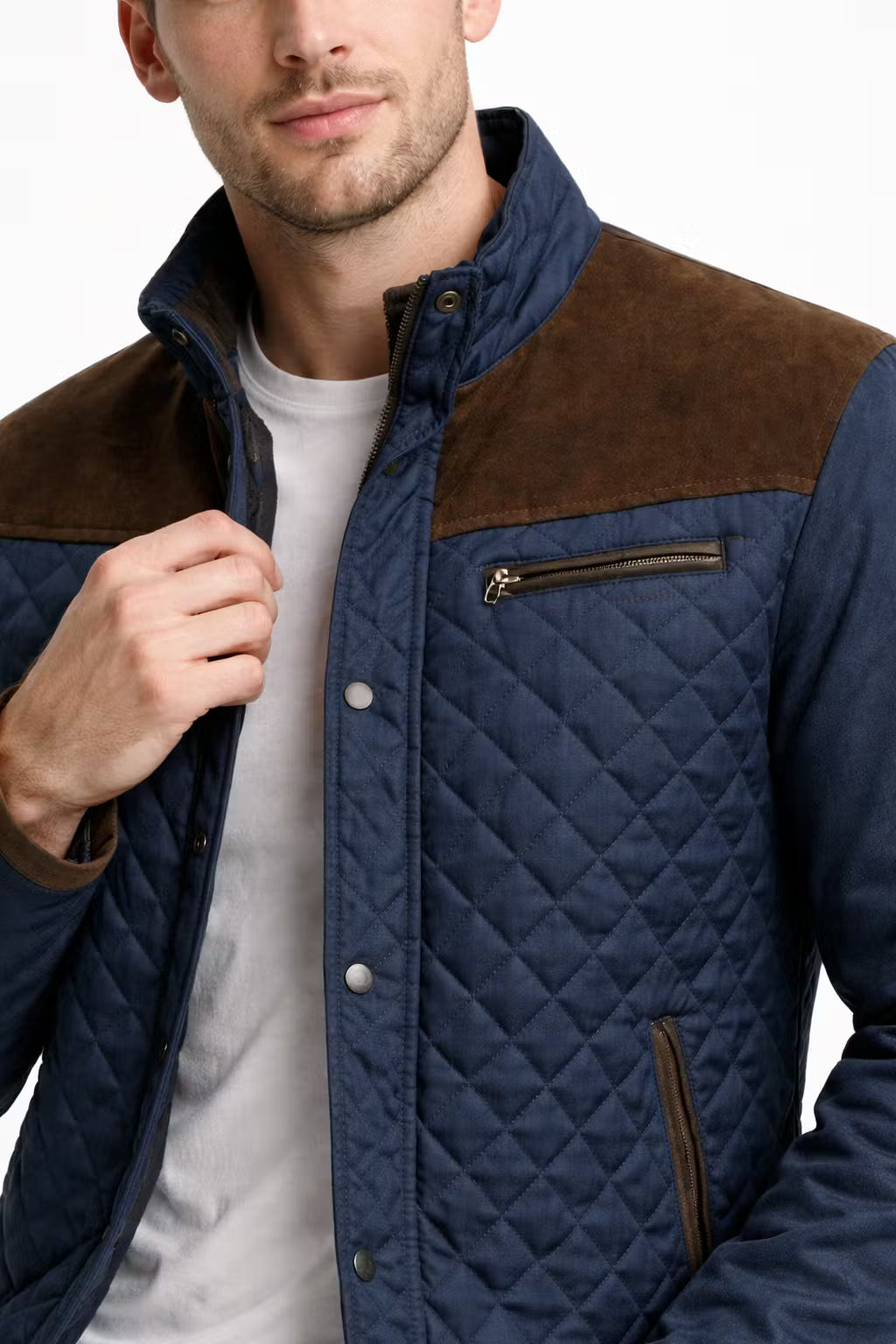 Heritage Quilted Stand Collar Jacket