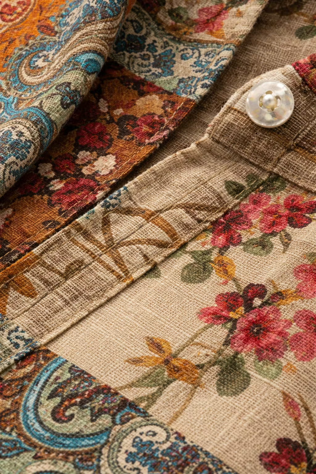 Nomad Patch Lyocell Print Shirt