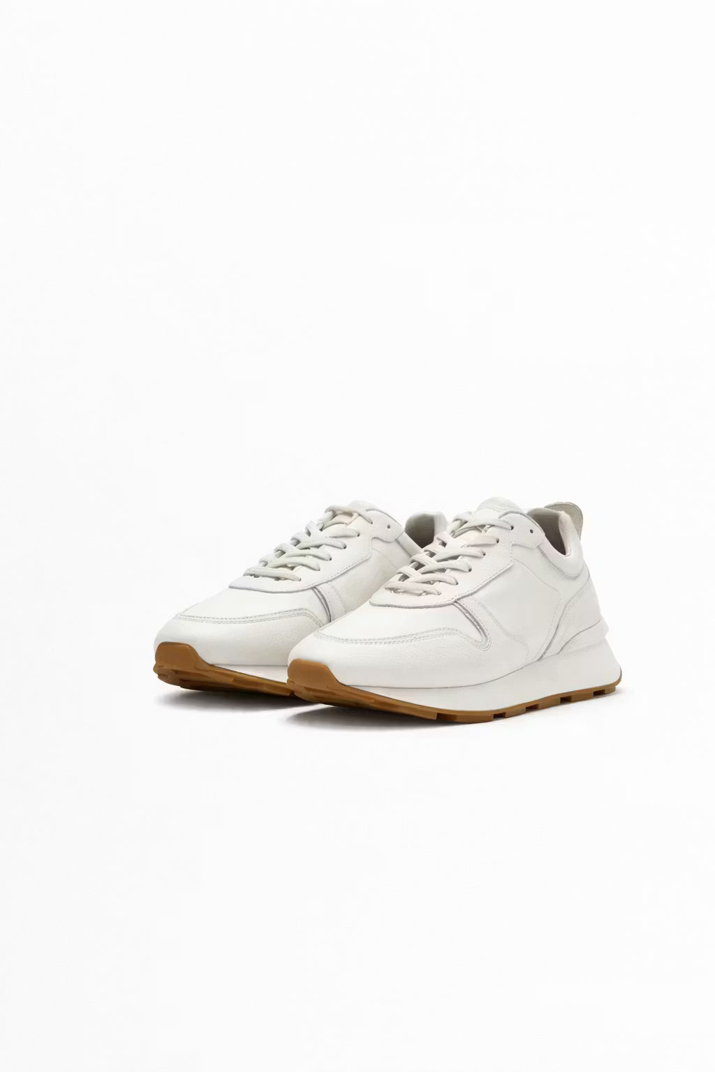 Minimal Panel Low-Top Sneakers