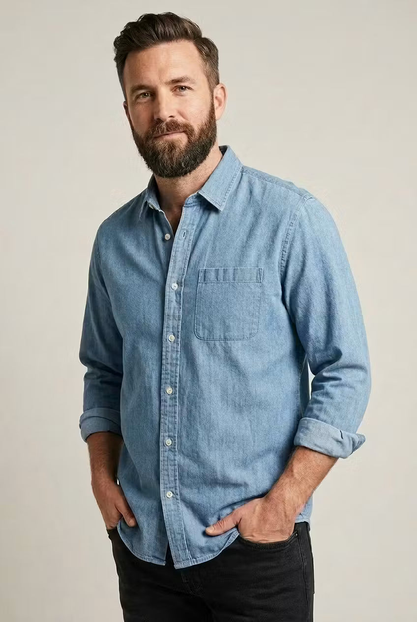 Washed Chambray Shirt