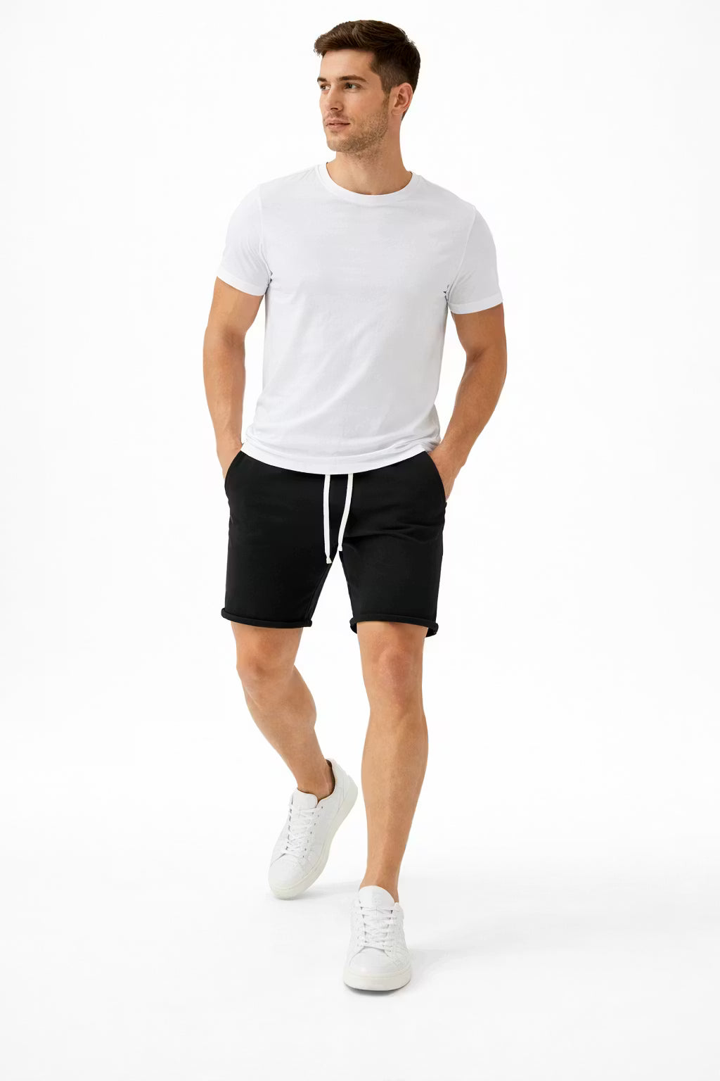 Men’s Lounge Shorts With Drawstring Waist