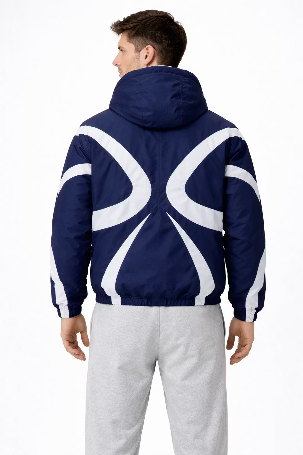 The Glacier Panel Crinkle Track Jacket