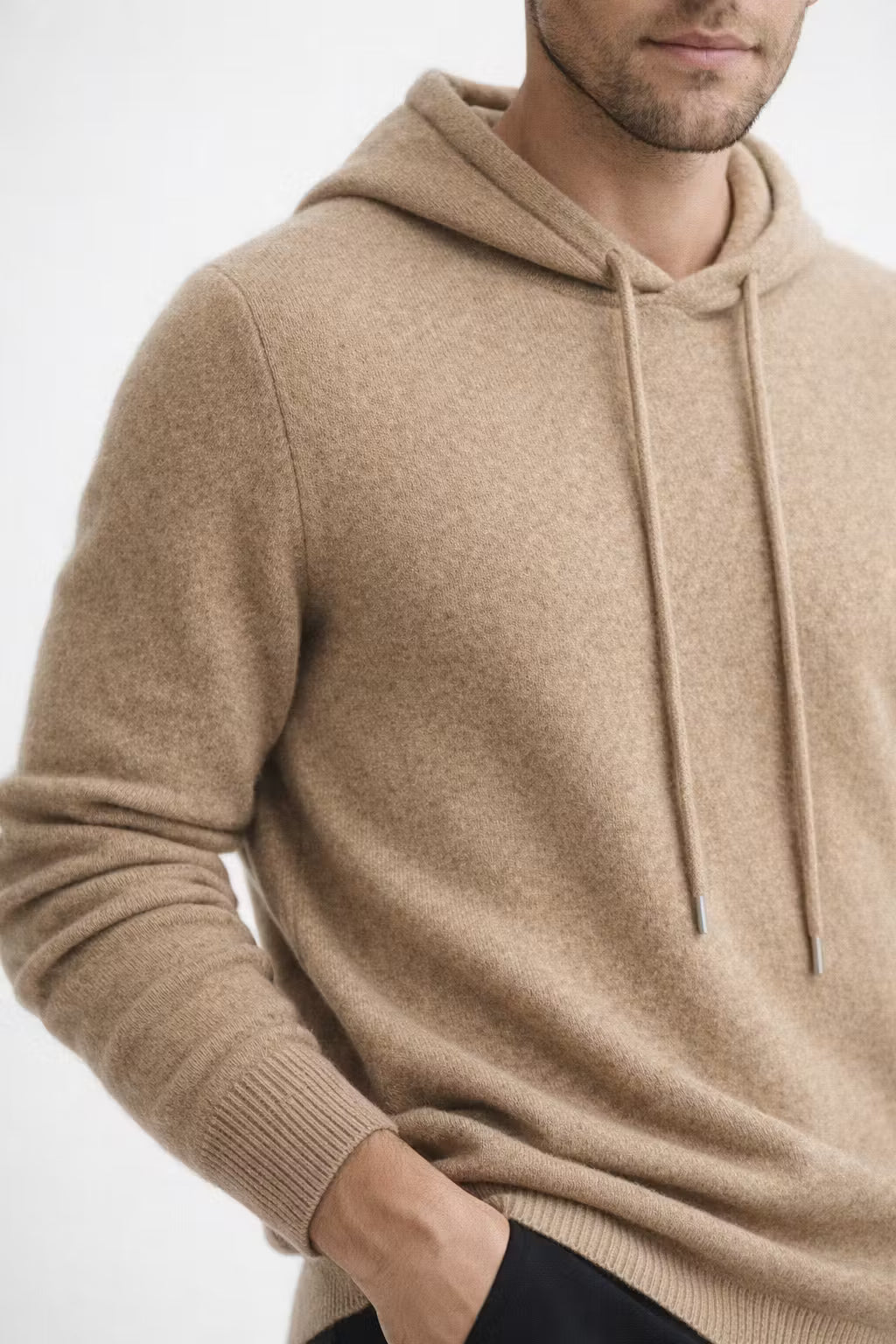 Knit Hooded Sweater