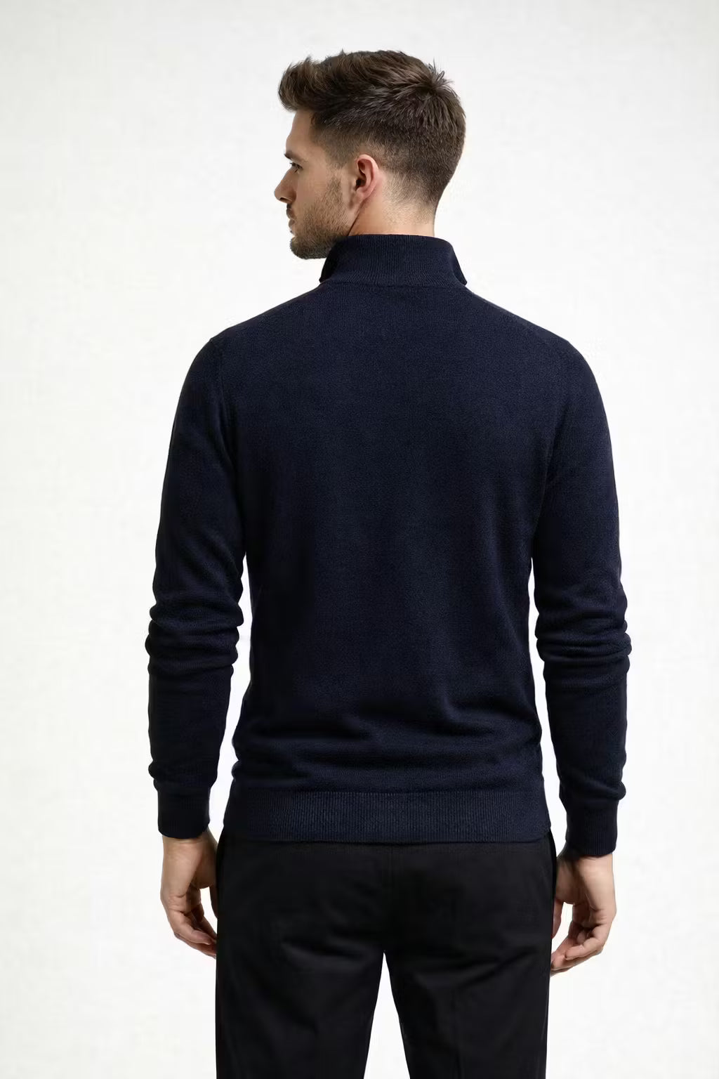 Men's Knitwear Top Half Zipper
