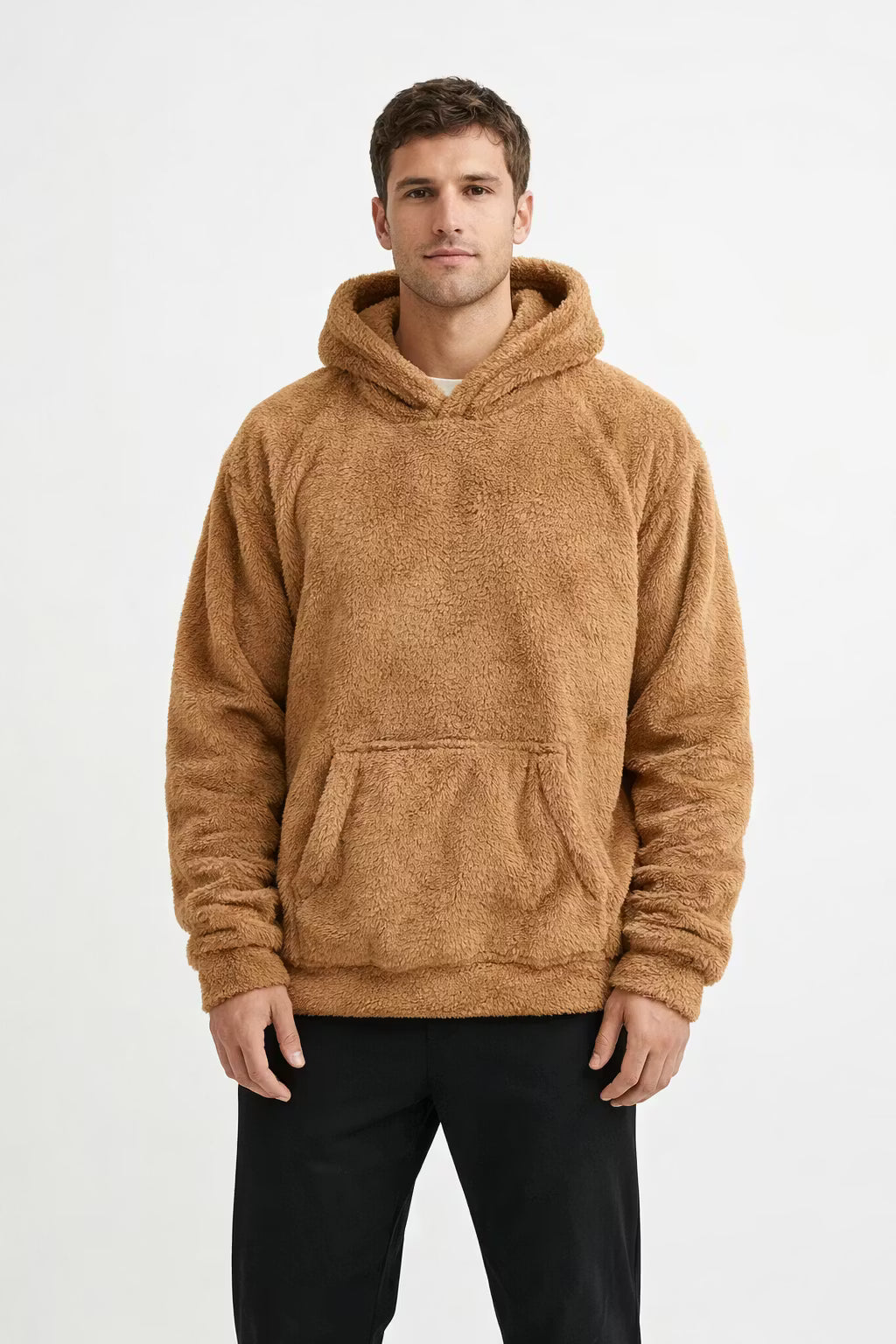 Plush Fleece Pullover Hoodie