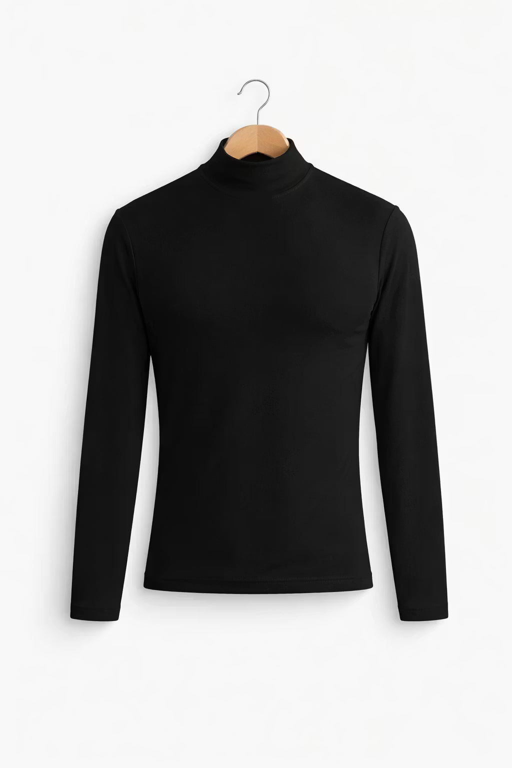 Men’s Long Sleeve Mock Neck Top