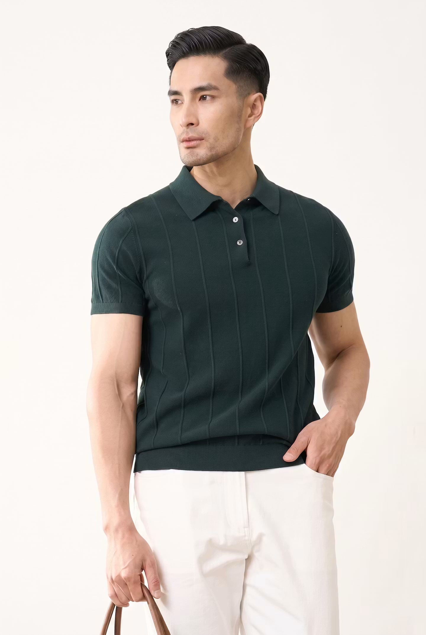 Preston Rib Knit Polo