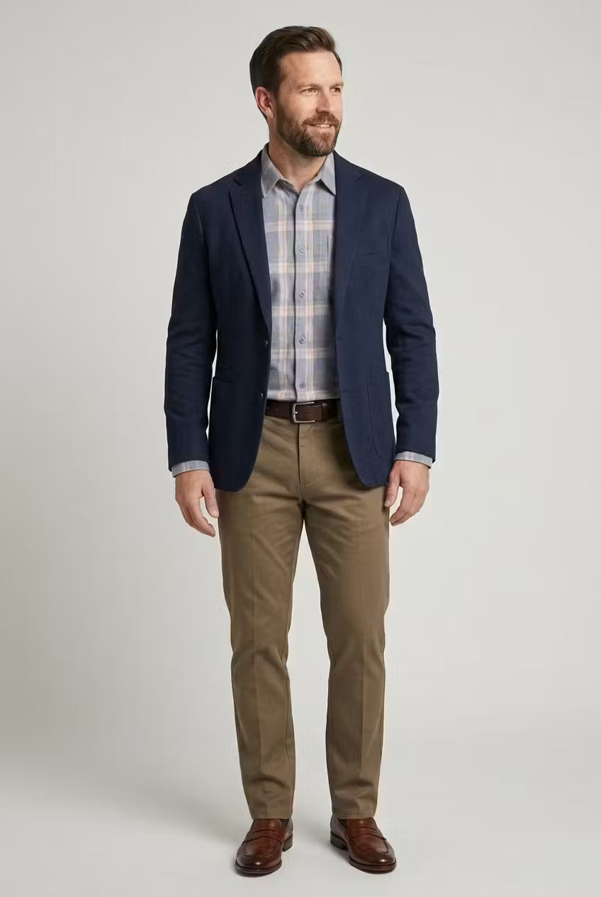 Cedar Plaid Button-Up Shirt