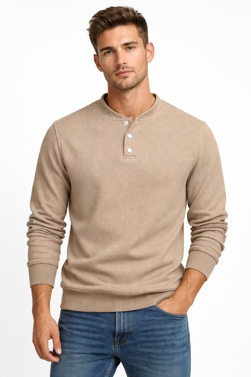 Bayside Waffle Knit Pullover