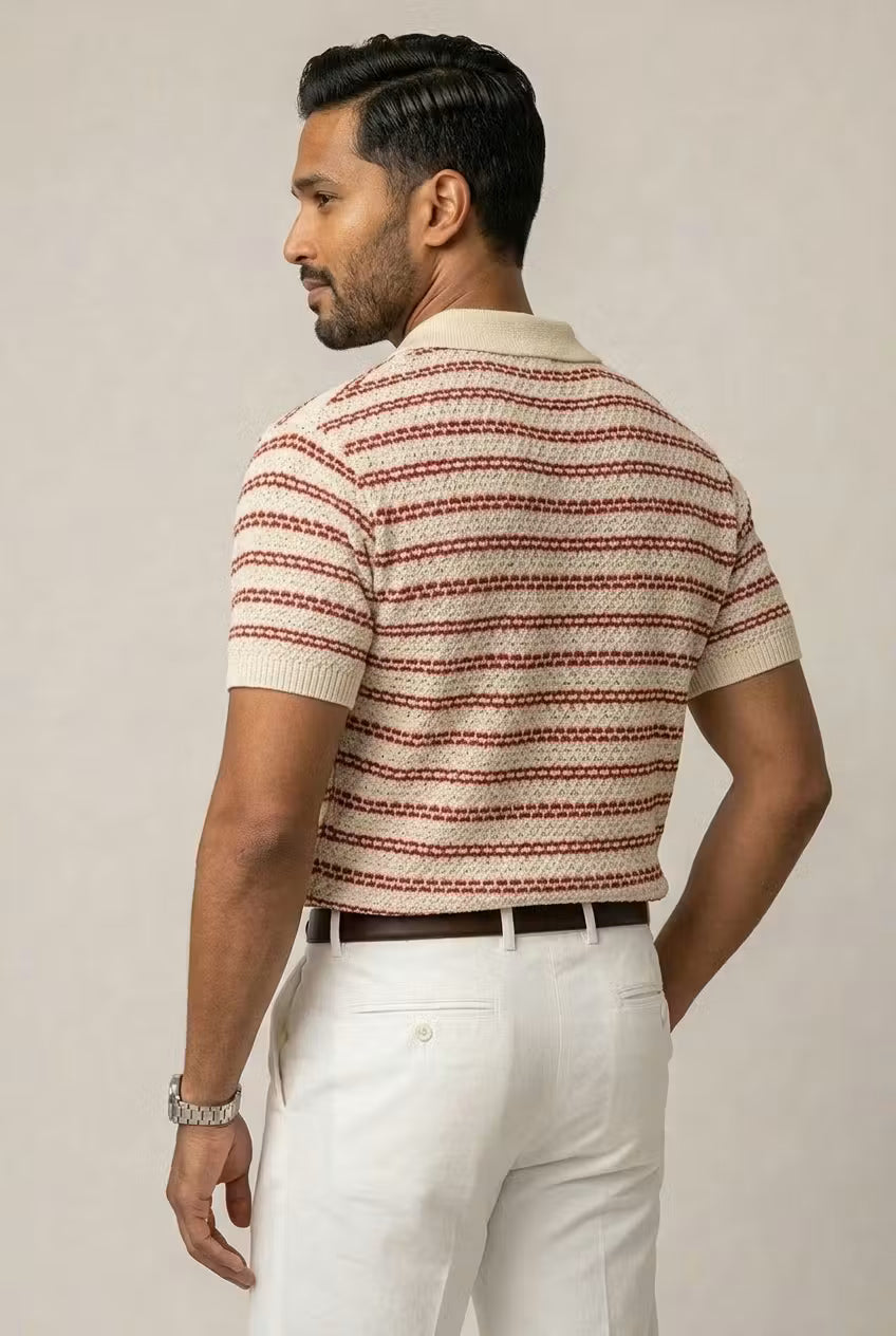 The Ashbourne Crochet Polo