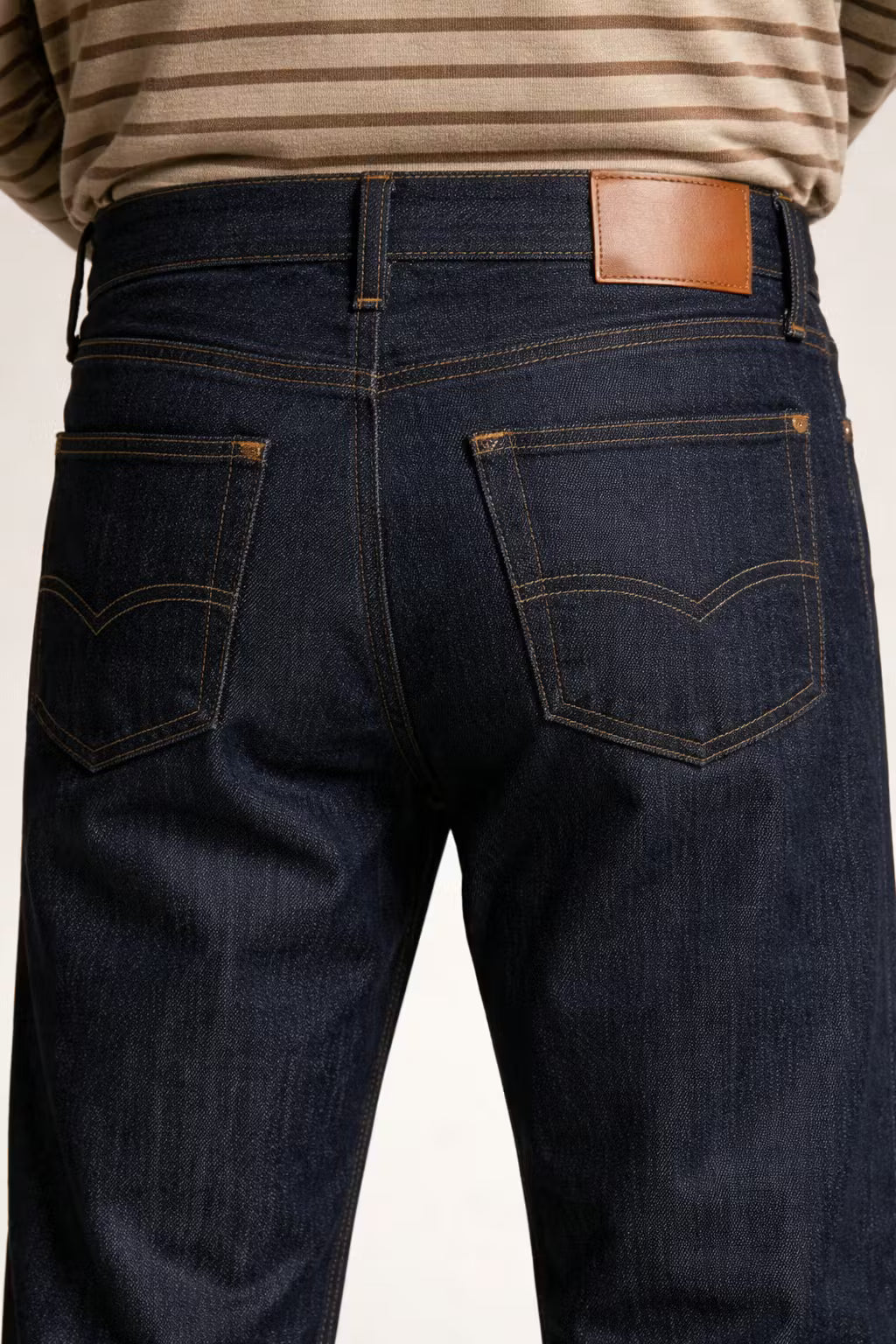 Dark Indigo Straight Taper Denim Pant