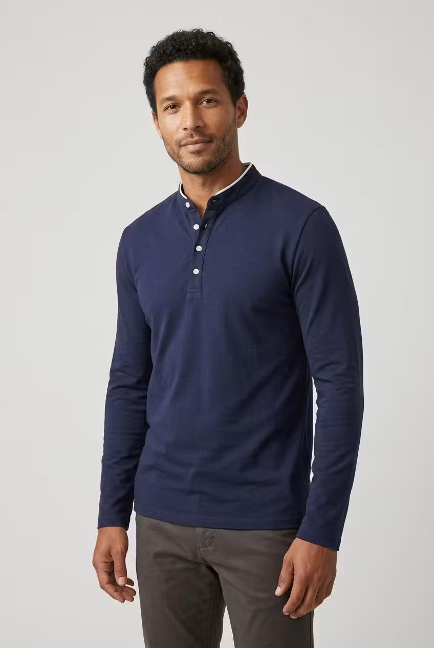 Northshore Stand Collar Henley