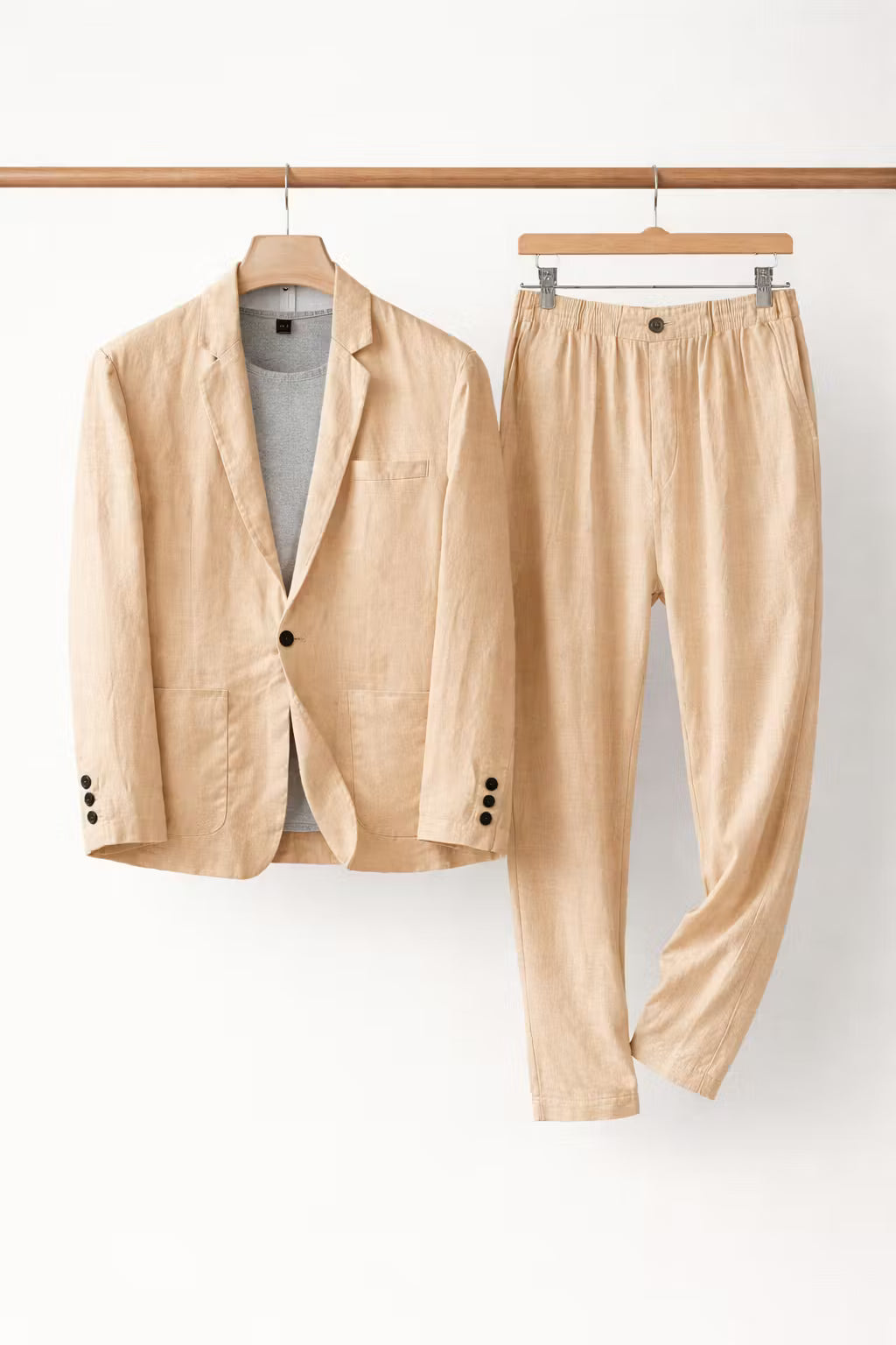 Relaxed Linen Suit Set