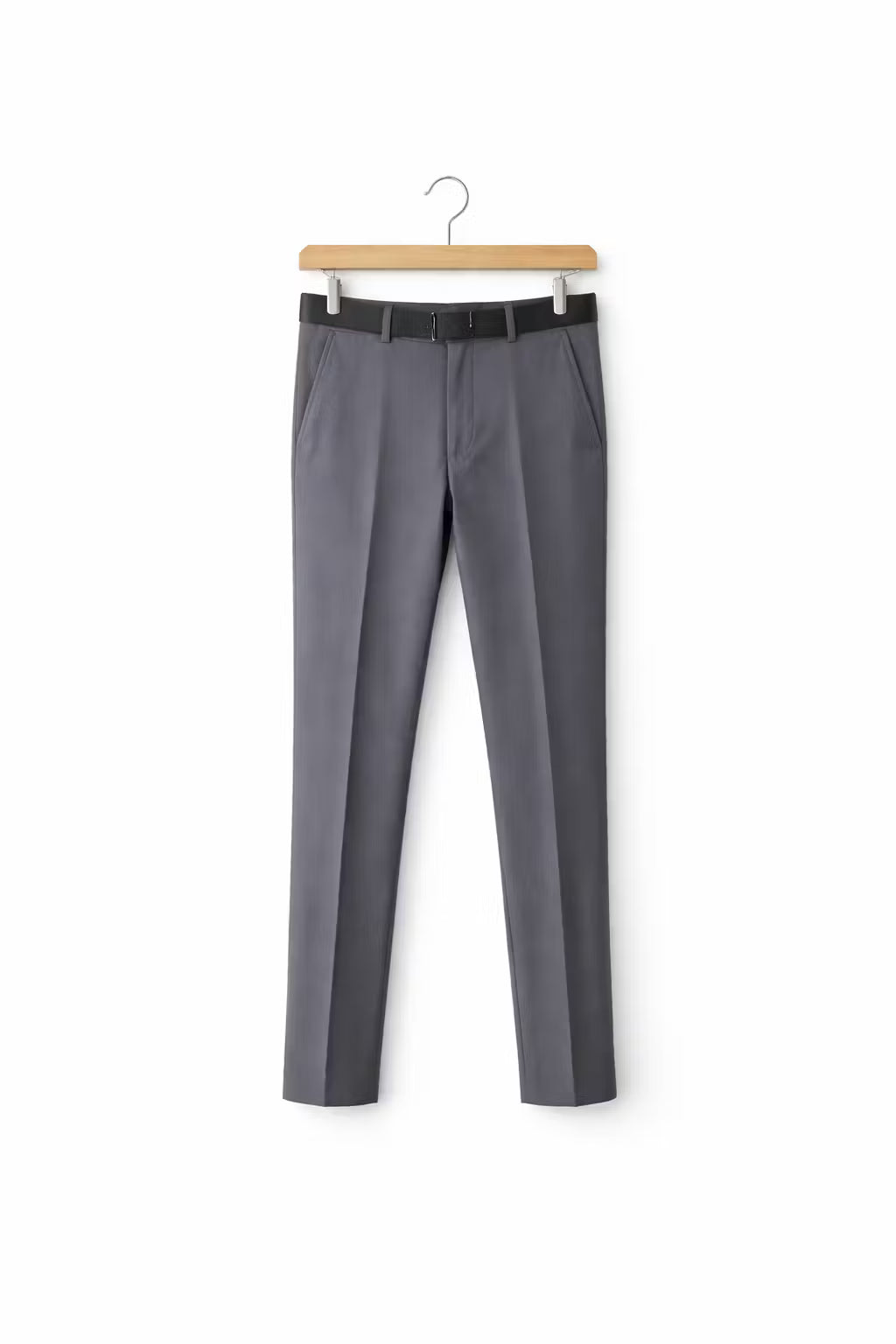 Tailored Straight-Leg Dress Trousers