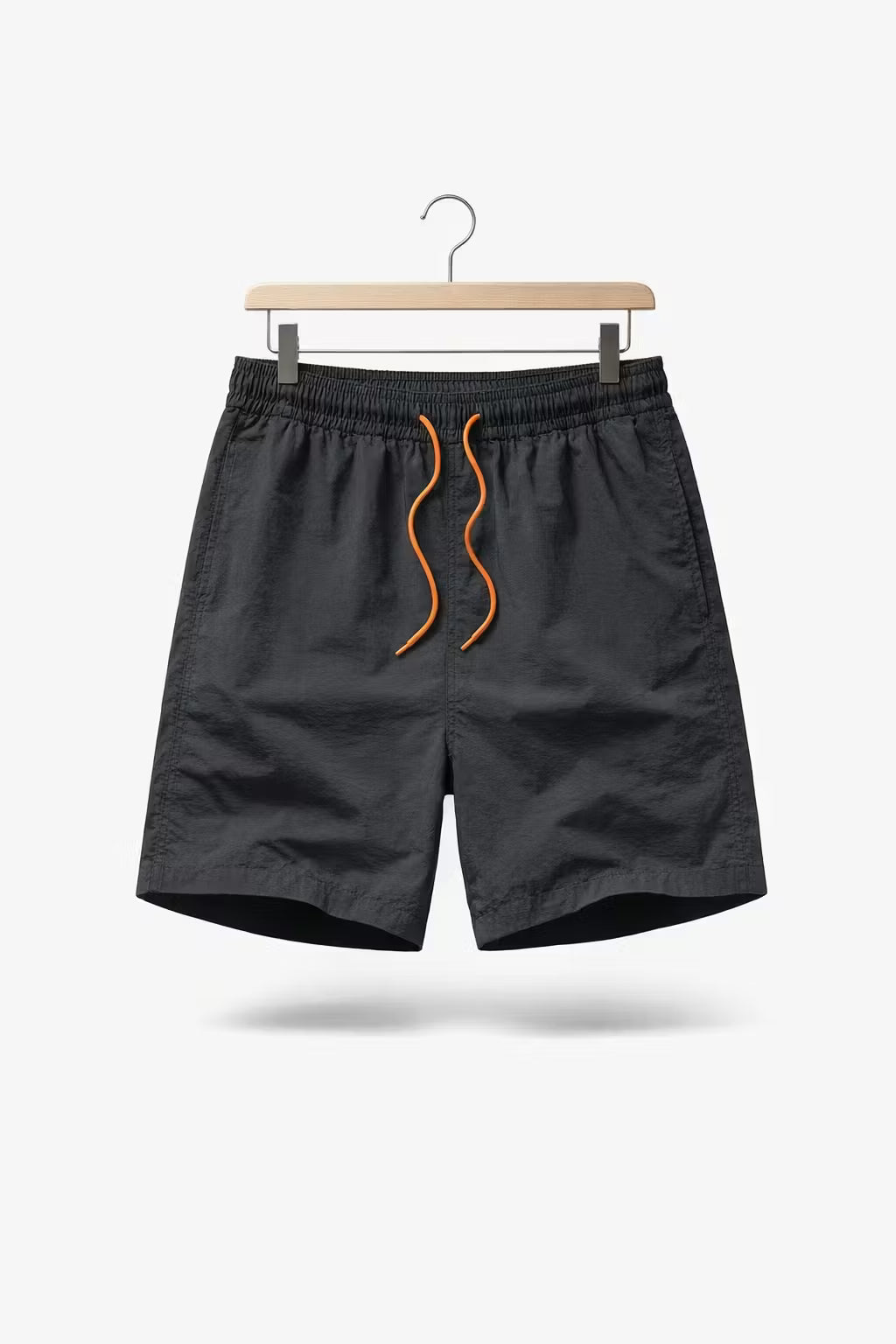 Elastic Drawstring Nylon Shorts