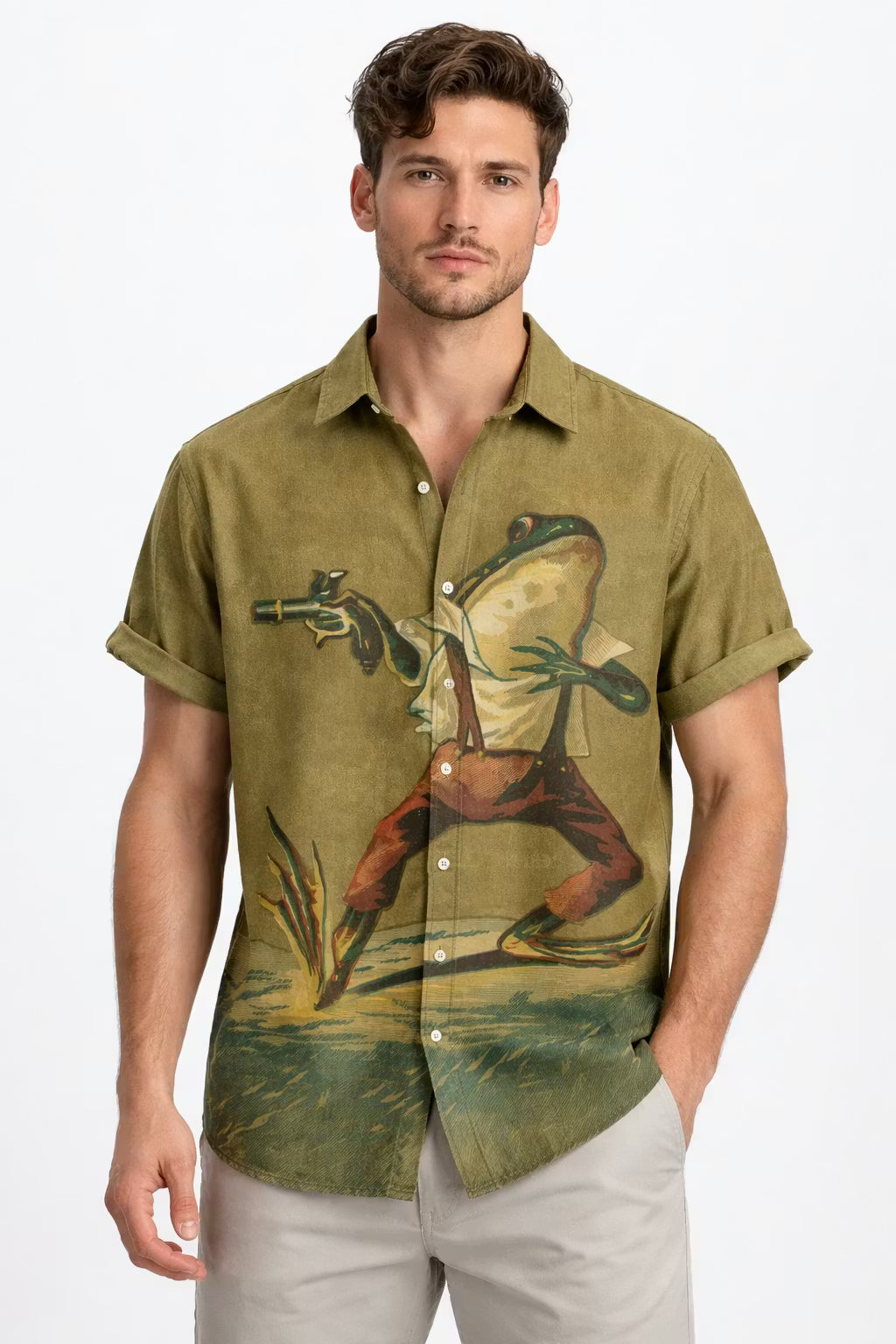 Outlaw Prairie Graphic Woven Shirt