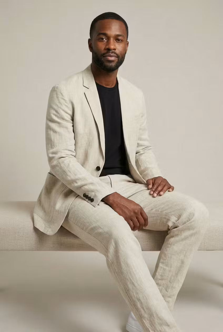 Relaxed Linen Suit Set