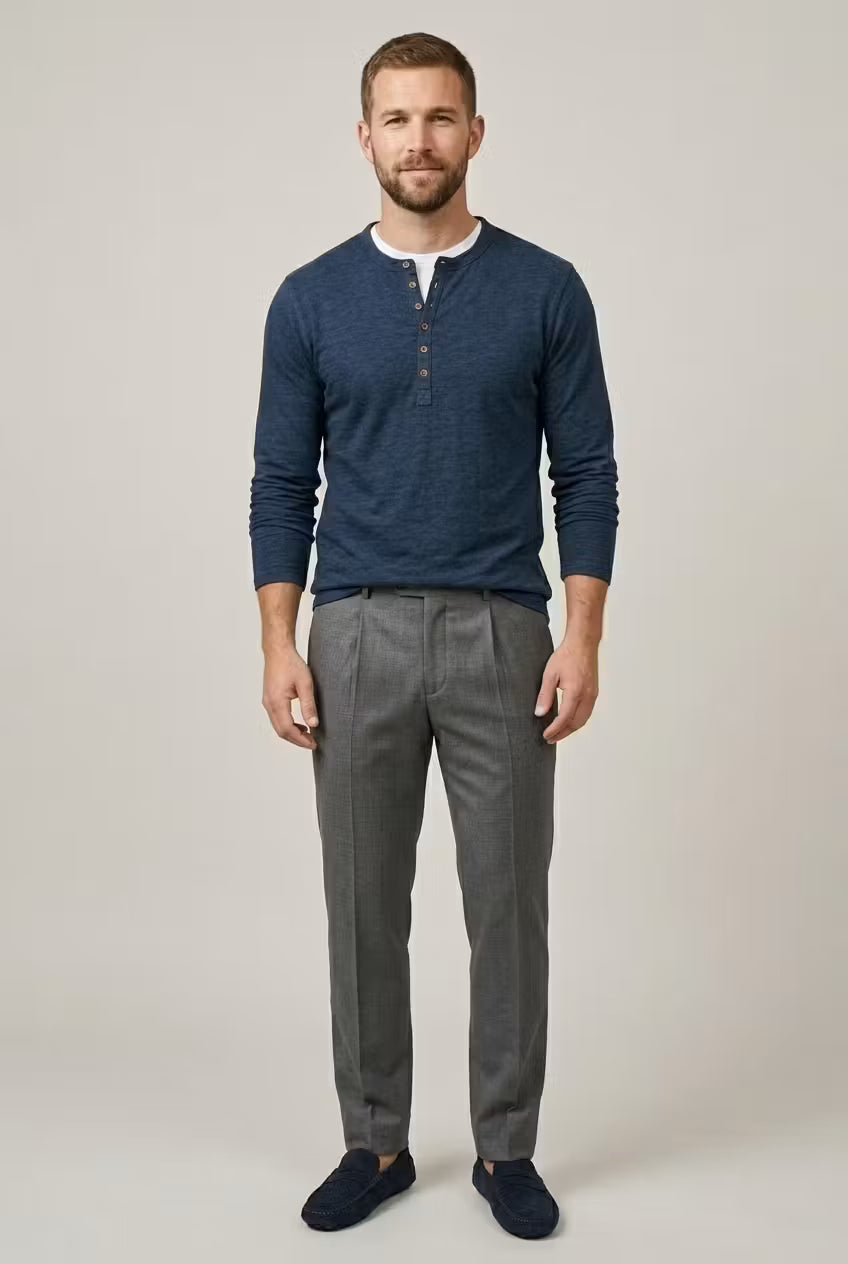 Men’s Crew Henley