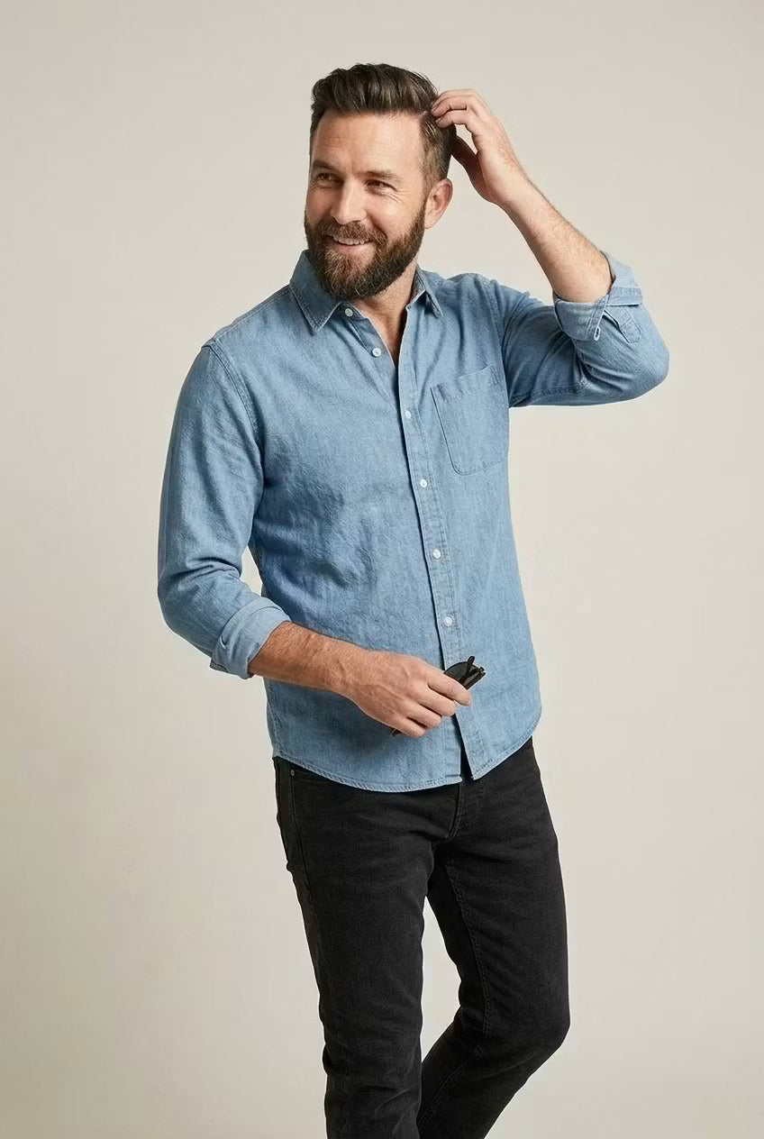 Washed Chambray Shirt