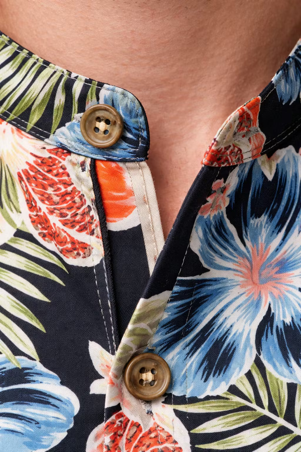 Tropical Floral Short Sleeve Men’s Romper