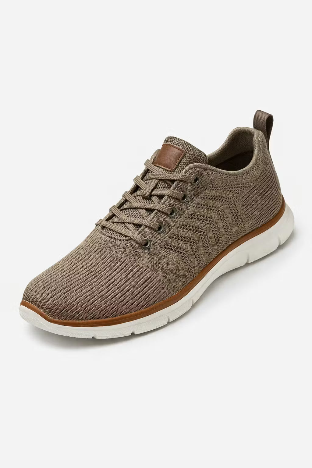 KnitFlow Lace-Up Everyday Sneakers