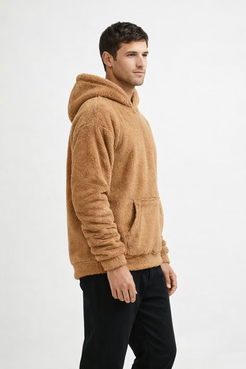 Plush Fleece Pullover Hoodie