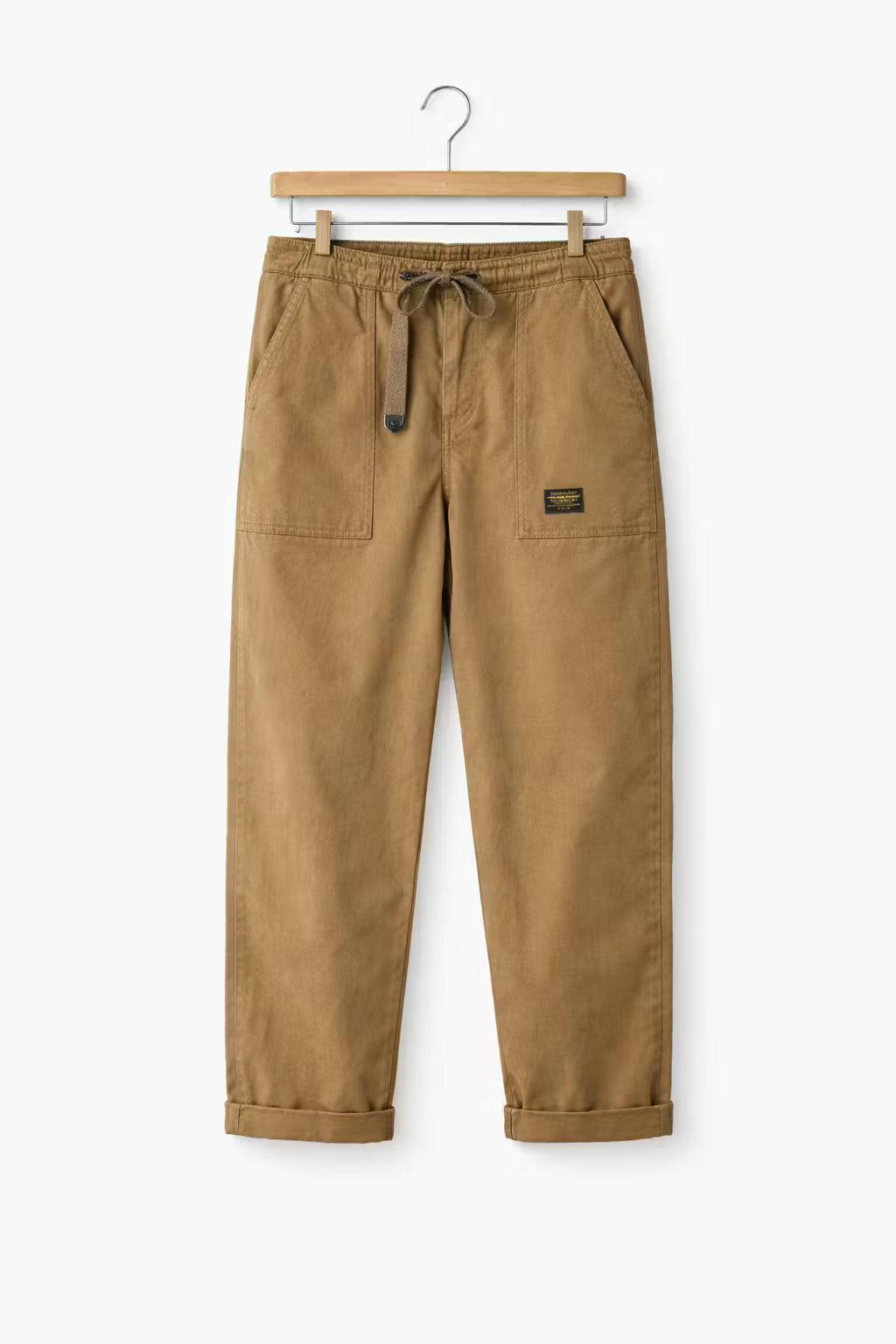 Relaxed Utility Straight-Leg Trousers