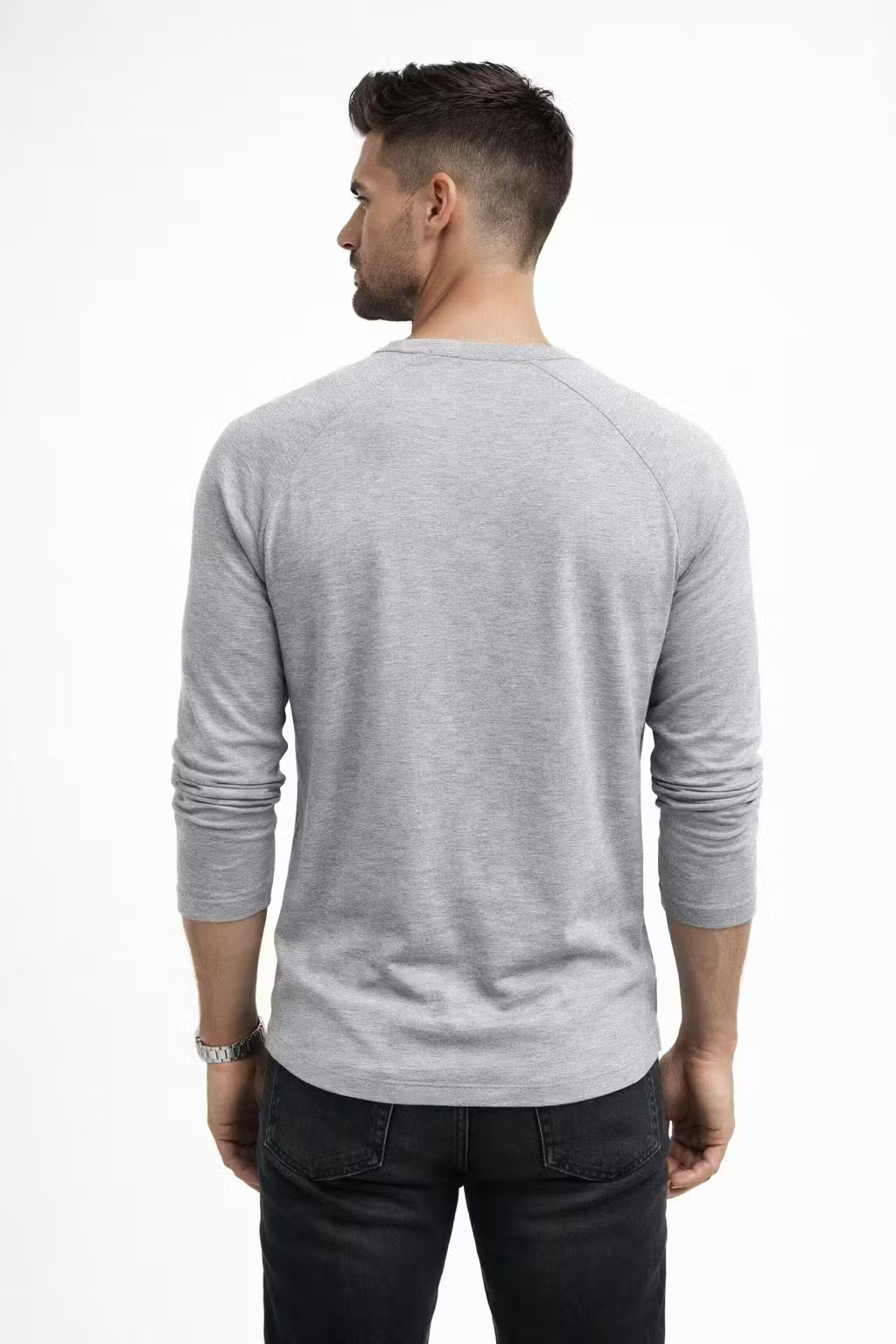 Hudson Textured Henley Pullover