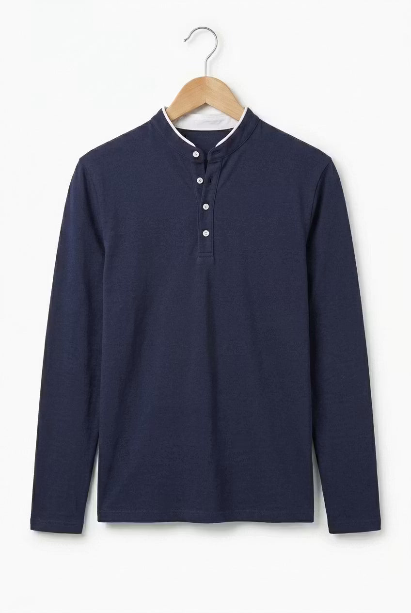 Northshore Stand Collar Henley